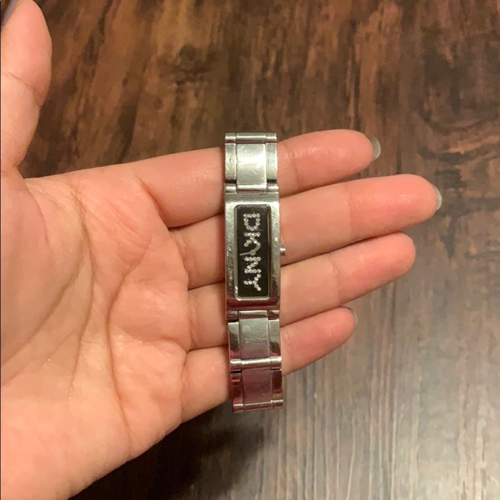 DKNY stainless steel watch. 7 inches long.